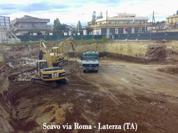 scavo via roma